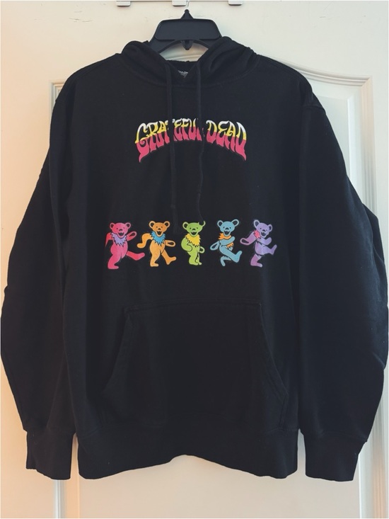 Grateful Dead Other - Vintage Grateful Dead Black Rainbow Bears Pullover Hoodie
